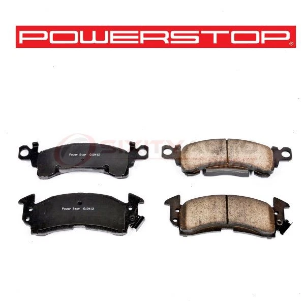 PowerStop Front Disc Brake Pad Set for 1987-1988 Chevrolet V10 Suburban - yq — 第 1/4 张图片