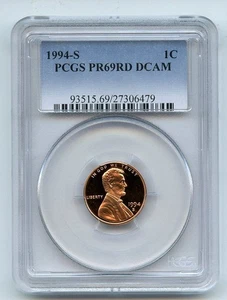 1994 S 1C Lincoln Cent Proof PCGS PR69DCAM - Picture 1 of 1