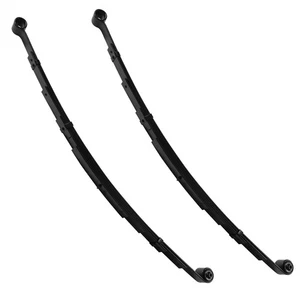 1" Black Leaf Springs for Camaro/Firebird/Nova 1967-1981 Rear Drop Height - Picture 1 of 12