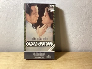 1984 CBS Fox VHS Tape Casablanca NEW SEALED with Watermarks. No stickers. - Picture 1 of 5