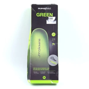 Semelles intérieures Superfeet tout usage soutien voûte plantaire vert taille D M 7,5-9 L 8,5-10 - Photo 1/5