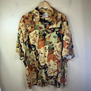 Hilo Hattie Mens 2XL Tropical Fish Button Down Relaxed Resortwear Shirt Hawaii - Picture 1 of 6