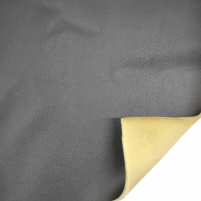 Boat 1/4 Foam Back Vinyl | Dark Gray Faux Leather 54 Inch (YD) - Image 1 of 3