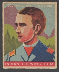1933 GOUDEY INDIAN GUM R-73 #69  Colonel William Crawford  (Series of 96)  VG  A