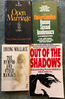 Books On Sex, Lot Of 4, Open Marriage, The Nympho And Other Maniacs, Out Of The