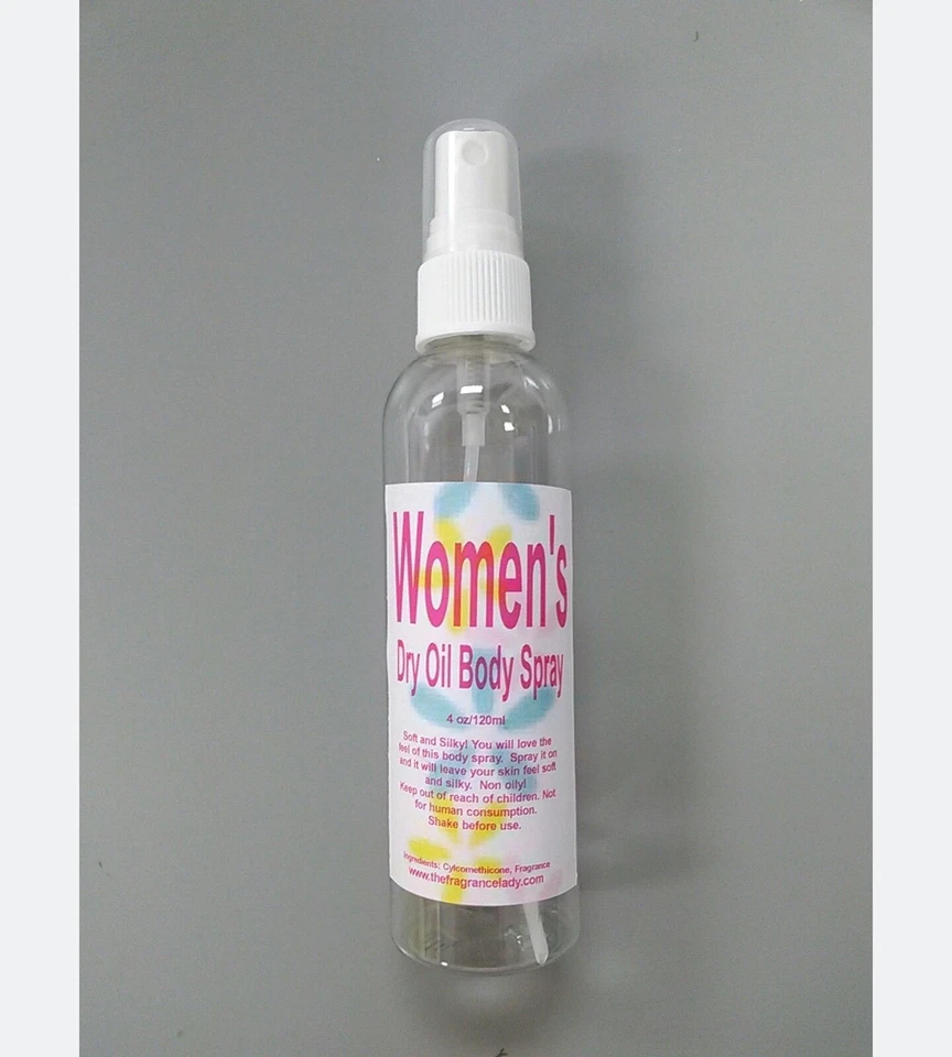 Aceite seco de goma de mascar perfume corporal spray perfume 2 OZ fragancia una botella para mujer Foto 1 de 2