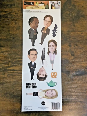 THE OFFICE 10 decalques de parede adesivos removíveis e reposicionais feitos nos EUA! NOVO - Imagem 1 de 4