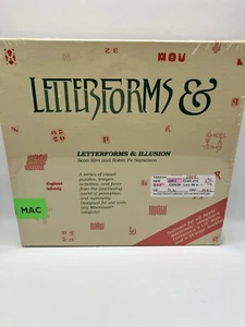Letterforms & Illusion Puzzel Macintosh Game by WH Freeman & Company 1989 - Afbeelding 1 van 4