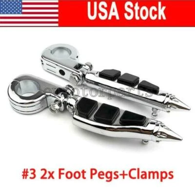 Clavijas de reposapiés Highway montaje de pedal para Harley-Davidson Heritage Softail Classic Foto 1 de 4
