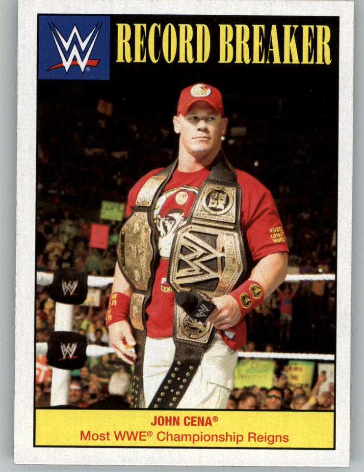 2016 WWE Heritage Record Breaker #2 John Cena - Image 1 of 1