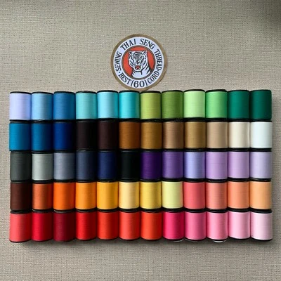 Multi Colors Pack 60 Spools Sewing Thread All DIY Purpose Spun Polyester 500 m. - Image 1 of 4