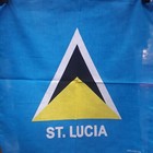 ST LUCIA FLAG - BANDANA - CARRIBEAN COUNTRY