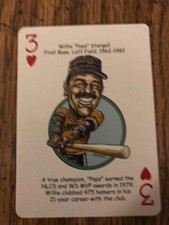 2006 Hero Decks Pittsburgh Pirates Playing Card -Willie Stargell-