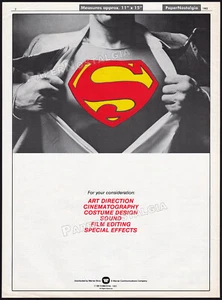 SUPERMAN II - Originale 1982 Trade AD / premi promo / poster_ Christopher Reeve - Foto 1 di 1