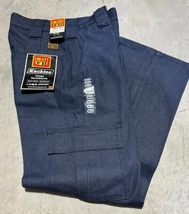 FB County Kackies Pant Hose blau Denim Cargo Arbeit Freizeit Seitentasche - Bild 1 von 2