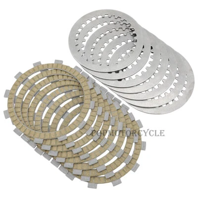 Clutch Friction Steel Plates Discs Kit For Yamaha R6 YZF YZF600 96-05 R6S 03-09 - Изображение 1 из 4