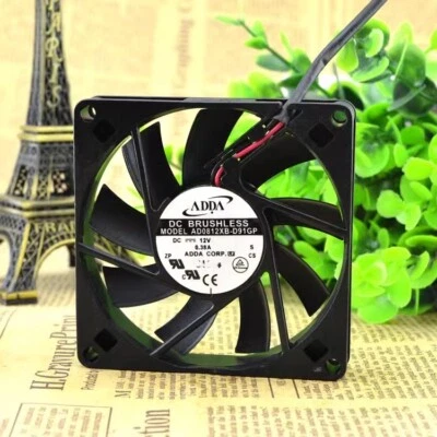 ADDA AD0812XB-D91GP 8015 12V 0.38A 8cm Cooling Fan - Image 1 of 4