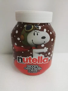 NUTELLA FERRERO VASETTO 1000 GR. SNOOPY AND CHARLIE BROWN PEANUTS VETRO GLASS - Foto 1 di 4
