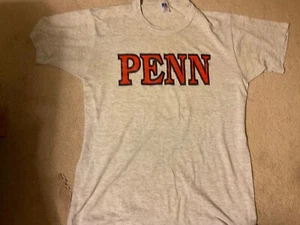 Vintage 90s Russell Athletic PENN T shirt Large - Picture 1 of 4