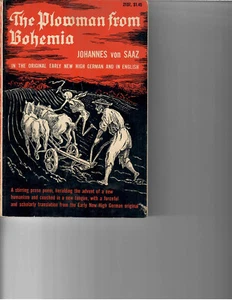 Johannes von Saaz, The Plowman From Bohemia Vintage Paperback Book 1966 PB - Picture 1 of 1