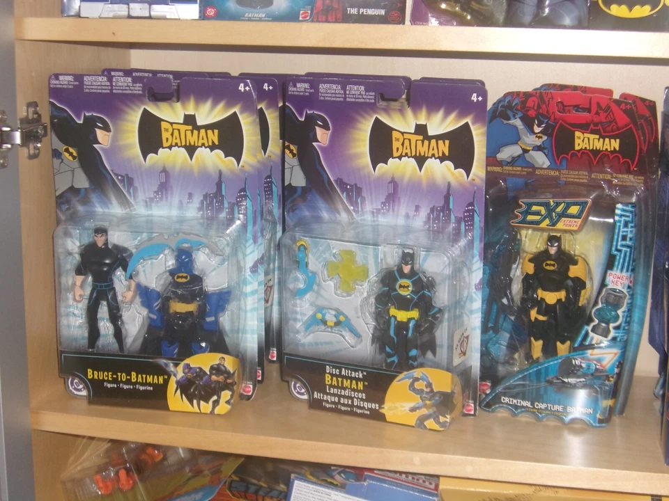 Figuras de acción de dibujos animados "The Batman" sin abrir como nuevas en embalaje Foto 1 de 1