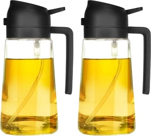 TrendPlain 16oz Olive Oil Dispenser Bottle for Kitchen - 2 in 1 Oil Dispenser an - Picture 1 of 6