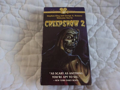 CREEPSHOW 2 COLLECTOR'S EDITION VHS 80'S HORROR STEPHEN KING RICK WAKEMAN MUSIC - Image 1 of 4