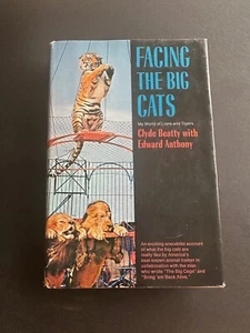 Facing The Big Cats, von Clyde Beatty - 1965 - Vintage Hardcover Buch DJ - Bild 1 von 18