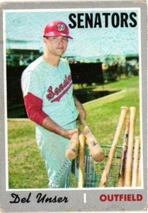 DEL UNSER 1970 Topps #336  BUY ANY 2 ITEMS FOR 50% OFF  B201R2S17P12