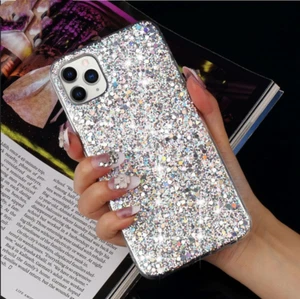 Bling Glitter Soft Silicone Case Cover For iPhone 16 15 14 Pro Max 13 12 11 XR 8 - Picture 1 of 20