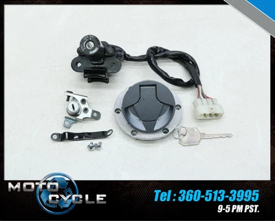 Kawasaki Ninja 300 Ex300 2014 13 14 juego de bloqueo encendido tapa de gas cerradura de llave maletero K76 Foto 1 de 4