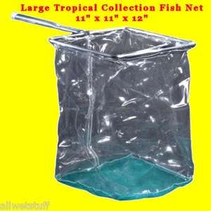 Tropical Fish Collection Large Net Catch Aquarium Collect salt glass Nets slurp - Picture 1 of 1
