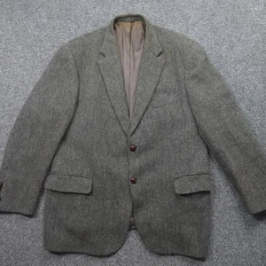 Vintage Gurteen Sakko Blazer Harris Tweed Herren 44 100% Wolle Grün Smart Freizeit - Bild 1 von 13