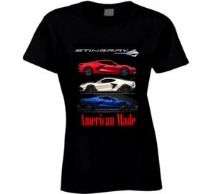 American Made C8 2020 Corvette Stingray Vette Mittelmotor Geschenk Muscle Car Damen - Bild 1 von 3