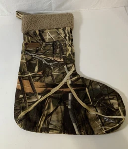 Bass Pro Shops Camouflage Christmas Stocking Hunter Camo Rustic Cabin Style - Picture 1 of 6