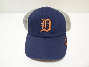 MLB Detroit Tigers "D" LOGO Snapback Mesh Back Cap Hat Team Nike Trucker - Picture 1 of 4