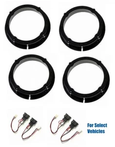 Placas de montaje adaptador de altavoz de puerta de 4 6,5" + arnés de altavoz para algunos 1995-Up VW - Imagen 1 de 1