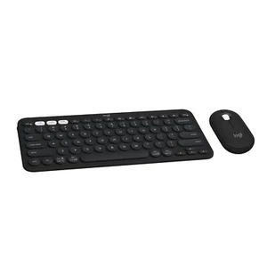Logitech Pebble 2 Combo, Wireless Keyboard and Mouse Quiet & Portable Bluetooth - Picture 1 of 9