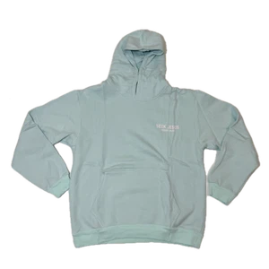 Seek Jesus Made by Heaven Unisex Hoodie Größen Blau Small Medium 2XL Brandneu - Bild 1 von 14