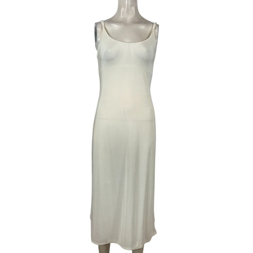 UNDERCOVER VICTORIA'S SECRET ABITO SLIP DONNA 34 AVORIO SENZA MANICHE GIROCOLLO