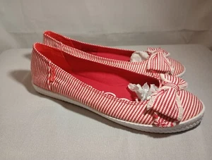 ~Scarpe piatte rosse marine Sugar Loop taglia 7~ - Foto 1 di 6