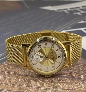 Vintage Pobeda Sputnik Watch – Golden Mechanical Russian Space Watch - Picture 1 of 19