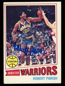 Robert Parish 1977-78 Topps RC Rookie Auto Autograph Signed Boston Celtics (A)