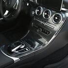 Interior Center Console 5D Carbon Fiber Molding Sticker Decals For Mercedes C300