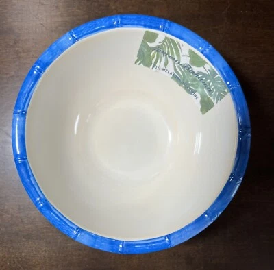 x4 TOMMY BAHAMA NUEVO!!! "MINI CUENCOS MELAMINA Small Dip borde azul pacífico 6""" Foto 1 de 4