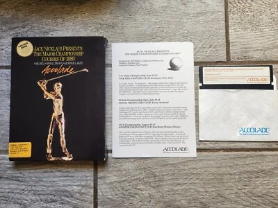 Jack Nicklaus Major Championship Courses of 1989 for Commodore 64/128, ACCOLADE - Image 1 of 4