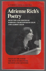 ADRIENNE RICHS POESIE Hrsg. Barbara Charlesworth, Albert Gelpi VGFETPB 1975 - Bild 1 von 1