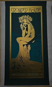Chuck Sperry Lady 2010 San Francisco Crowded House Signed Silkscreen Print - Picture 1 of 12