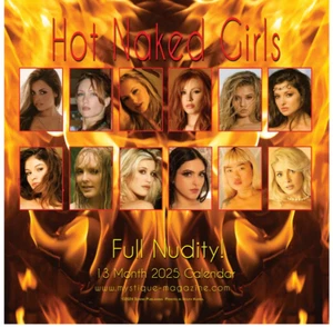 2025 Mystique HNG Full Nudity Wall Calendar (For Adults 18 Plus Only), NEW! - Picture 1 of 2