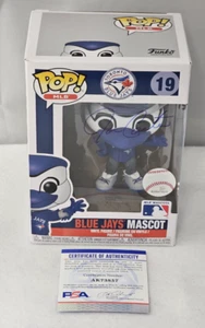 JOE CARTER Signed FUNKO POP #19-TORONTO BLUE JAYS MASCOT-PSA Authenticated - Picture 1 of 10